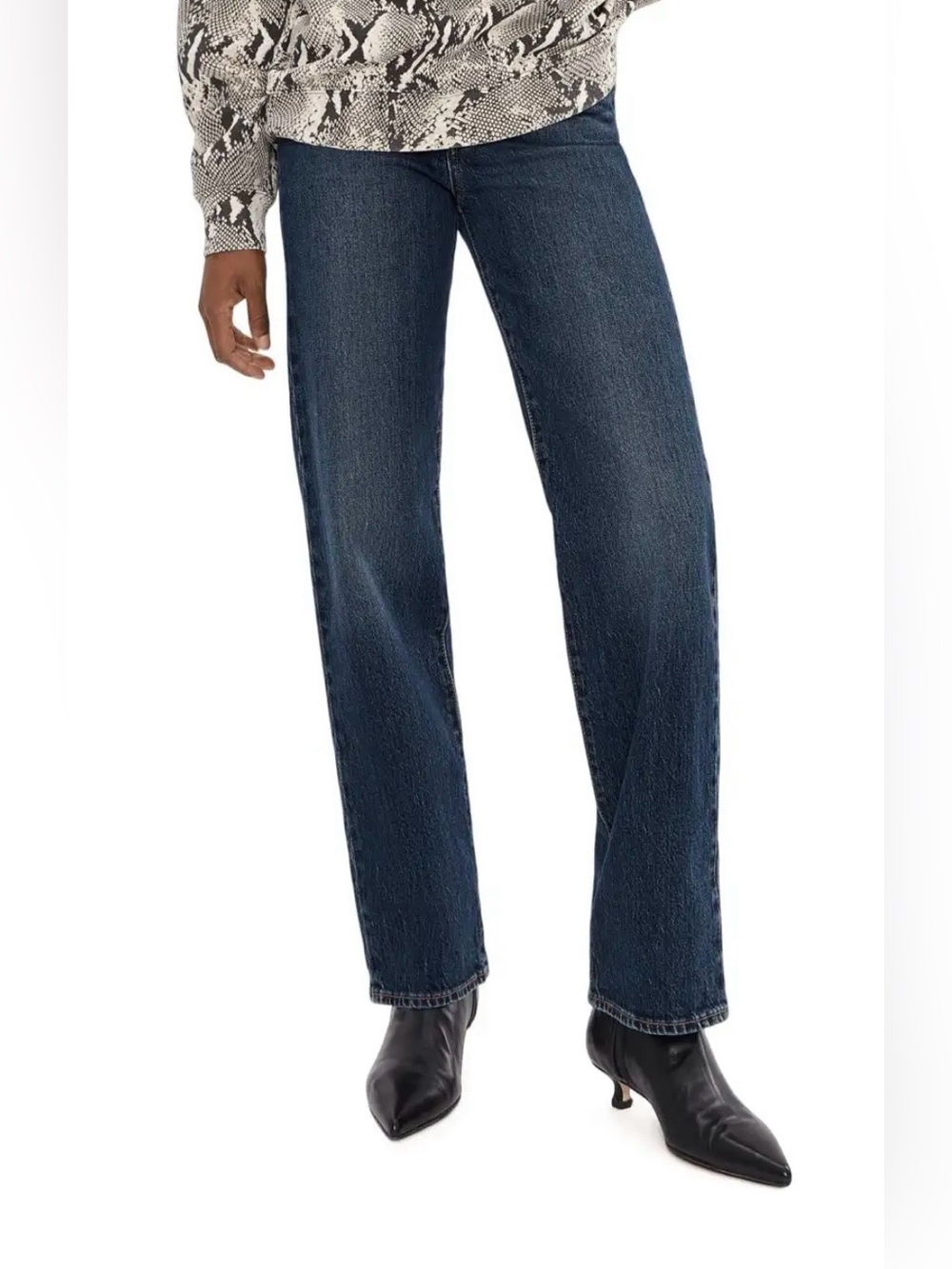 Levi's Strauss Women’s Ribcage Straight Medium Blue Denim Jeans Size 27